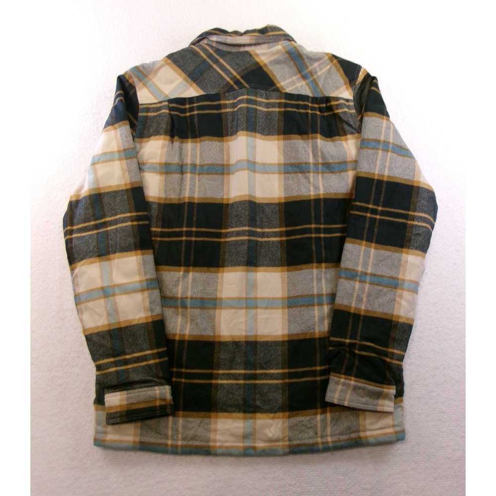 Patagonia Insulated Fjord Flannel Jacket Mens L El Cap Khaki NEW 27640 FA16 - Picture 9 of 9